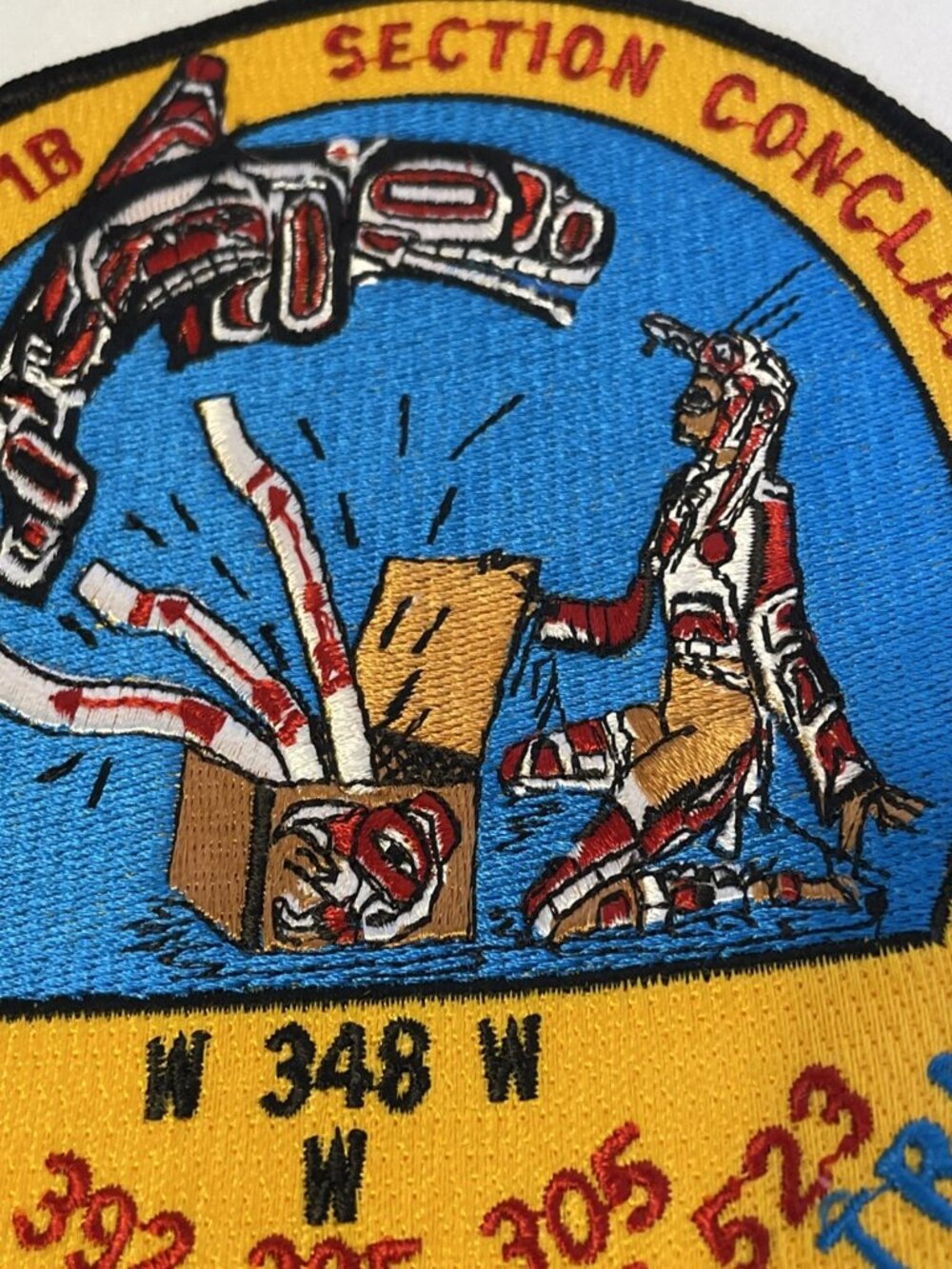 1993 OA W-1B Section Conclave Patch Tahoma 348 Host Northwest Traditions BSA Sco - Picture 4 of 5